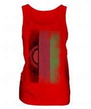 Malawi Faded Flag Ladies Vest