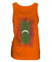 Maldives Faded Flag Ladies Vest