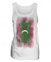 Maldives Faded Flag Ladies Vest