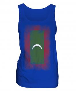Maldives Faded Flag Ladies Vest