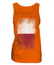 Malta Faded Flag Ladies Vest