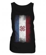 Mari El Faded Flag Ladies Vest