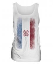 Mari El Faded Flag Ladies Vest