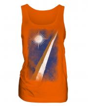 Marshall Islands Faded Flag Ladies Vest