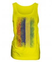 Mauritius Faded Flag Ladies Vest
