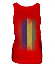 Mauritius Faded Flag Ladies Vest