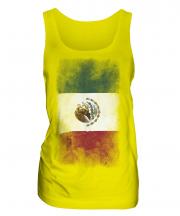 Mexico Faded Flag Ladies Vest