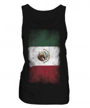 Mexico Faded Flag Ladies Vest