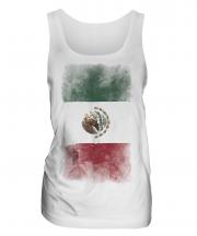 Mexico Faded Flag Ladies Vest