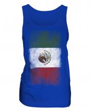 Mexico Faded Flag Ladies Vest