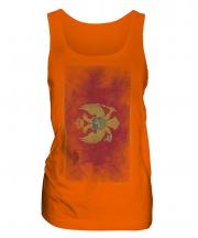 Montenegro Faded Flag Ladies Vest