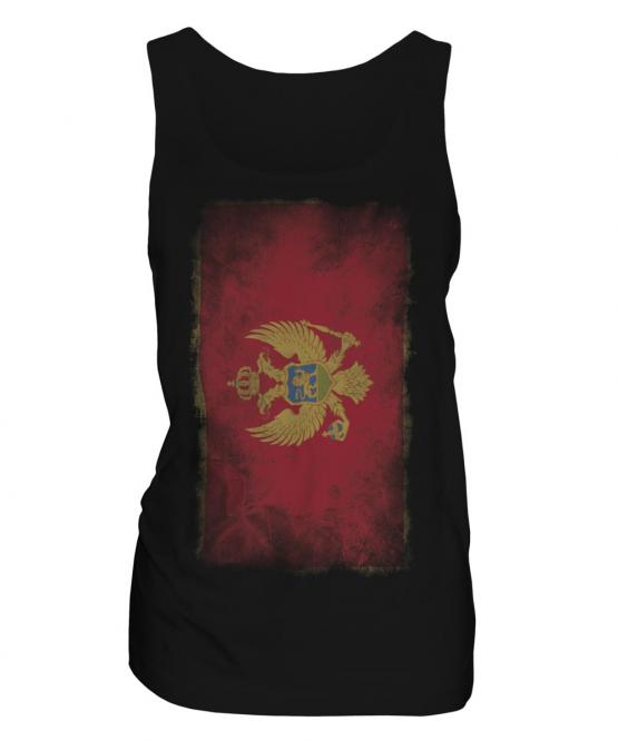 Montenegro Faded Flag Ladies Vest