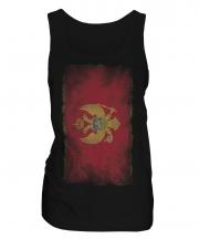 Montenegro Faded Flag Ladies Vest
