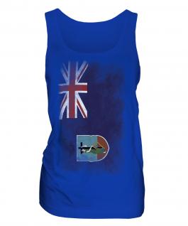 Montserrat Faded Flag Ladies Vest
