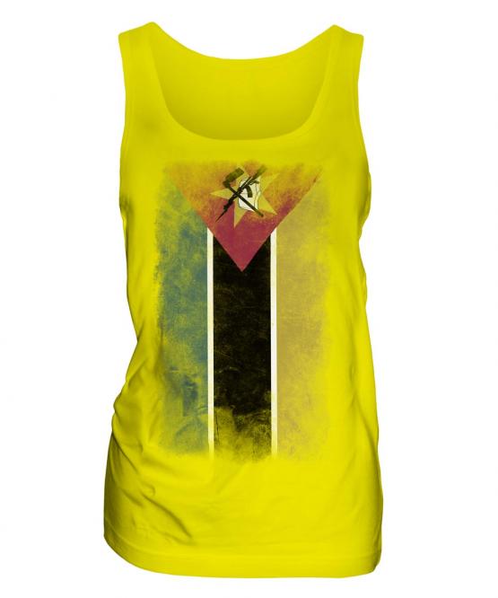Mozambique Faded Flag Ladies Vest