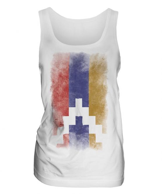 Nagorno-Karabakh Republic Faded Flag Ladies Vest