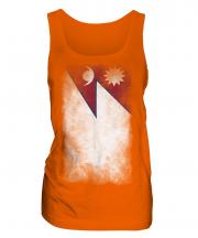 Nepal Faded Flag Ladies Vest