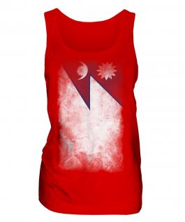 Nepal Faded Flag Ladies Vest