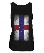 Netherlands Antilles Faded Flag Ladies Vest