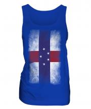 Netherlands Antilles Faded Flag Ladies Vest