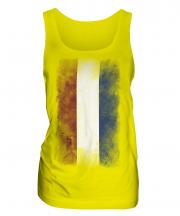 Netherlands Faded Flag Ladies Vest