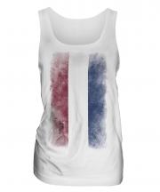 Netherlands Faded Flag Ladies Vest
