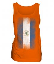 Nicaragua Faded Flag Ladies Vest