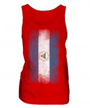 Nicaragua Faded Flag Ladies Vest