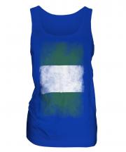 Nigeria Faded Flag Ladies Vest