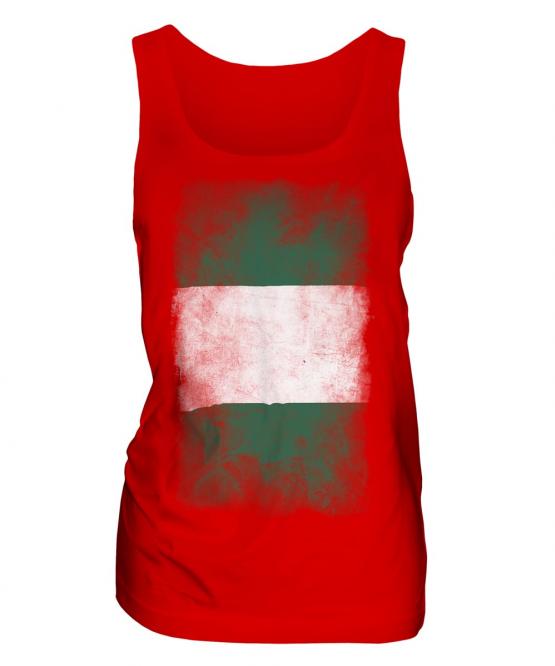 Nigeria Faded Flag Ladies Vest