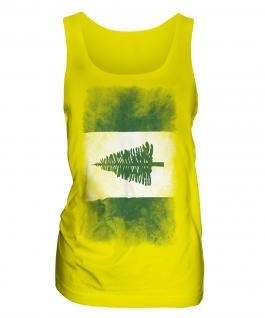 Norfolk Island Faded Flag Ladies Vest