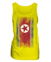North Korea Faded Flag Ladies Vest