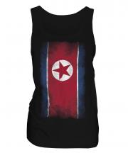 North Korea Faded Flag Ladies Vest