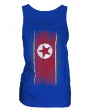 North Korea Faded Flag Ladies Vest