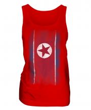 North Korea Faded Flag Ladies Vest
