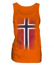 Norway Faded Flag Ladies Vest