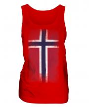 Norway Faded Flag Ladies Vest