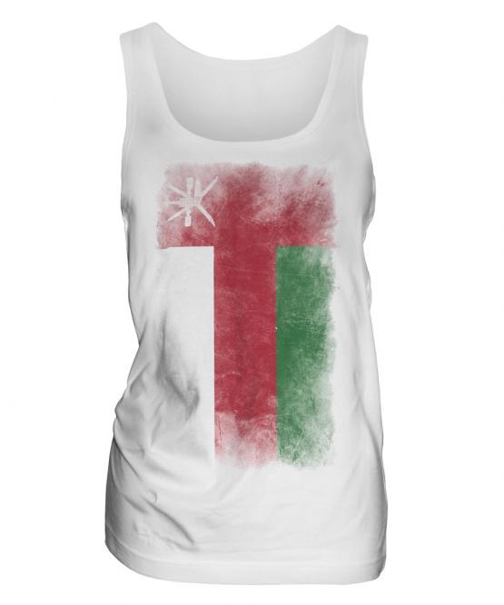 Oman Faded Flag Ladies Vest