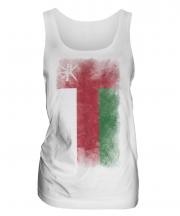 Oman Faded Flag Ladies Vest