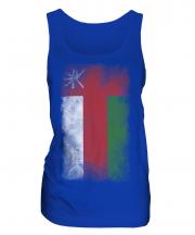 Oman Faded Flag Ladies Vest