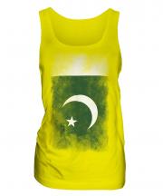 Pakistan Faded Flag Ladies Vest