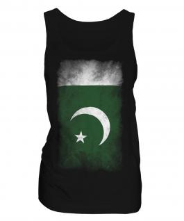 Pakistan Faded Flag Ladies Vest