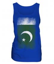 Pakistan Faded Flag Ladies Vest
