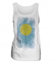 Palau Faded Flag Ladies Vest