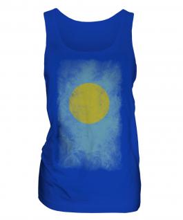 Palau Faded Flag Ladies Vest