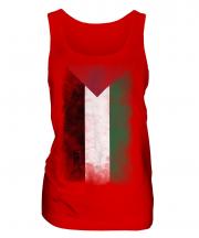 Palestine Faded Flag Ladies Vest