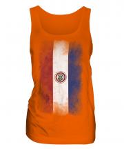 Paraguay Faded Flag Ladies Vest