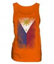 Philippines Faded Flag Ladies Vest