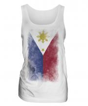 Philippines Faded Flag Ladies Vest