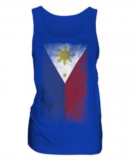 Philippines Faded Flag Ladies Vest